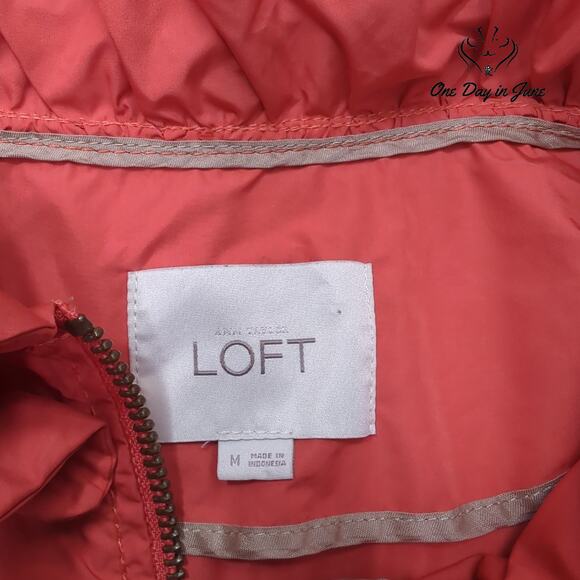 Loft Zip Front Jacket Size M - Picture 2 of 5